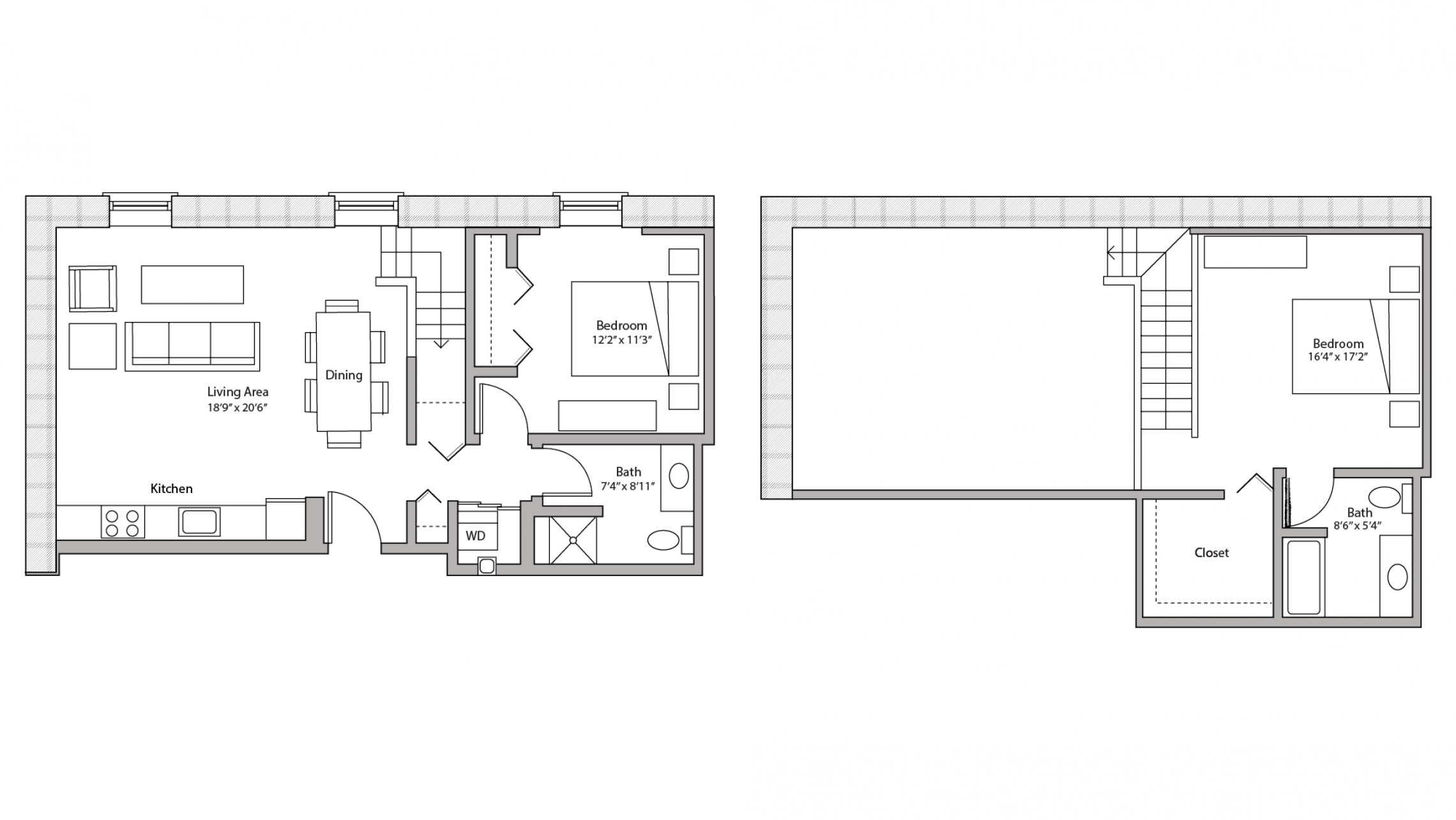 ULI Tobacco Lofts E207 - Two Bedroom, Two Bathroom