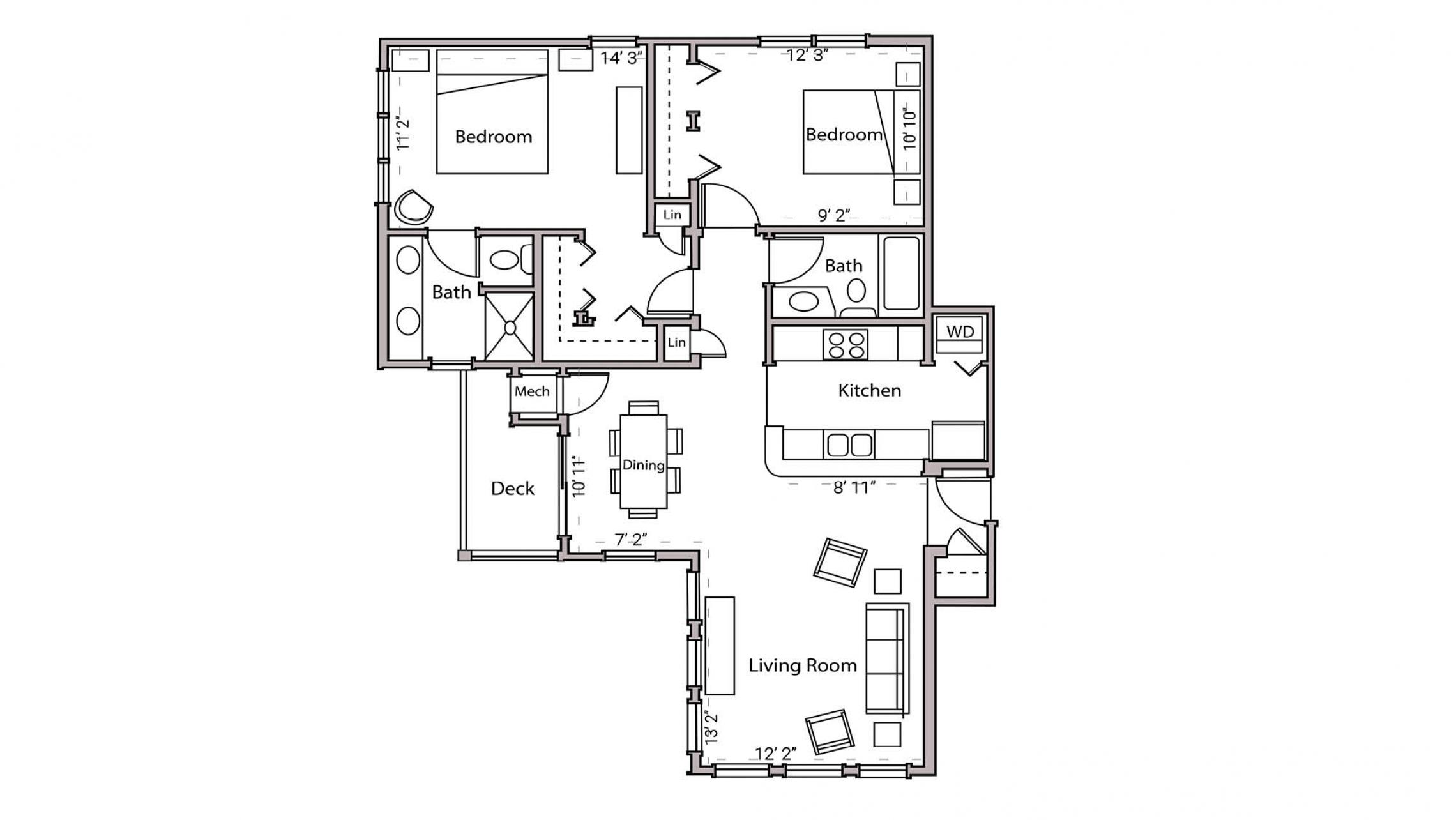 ULI Wilson Bay 112 - Two Bedroom, Two Bathroom