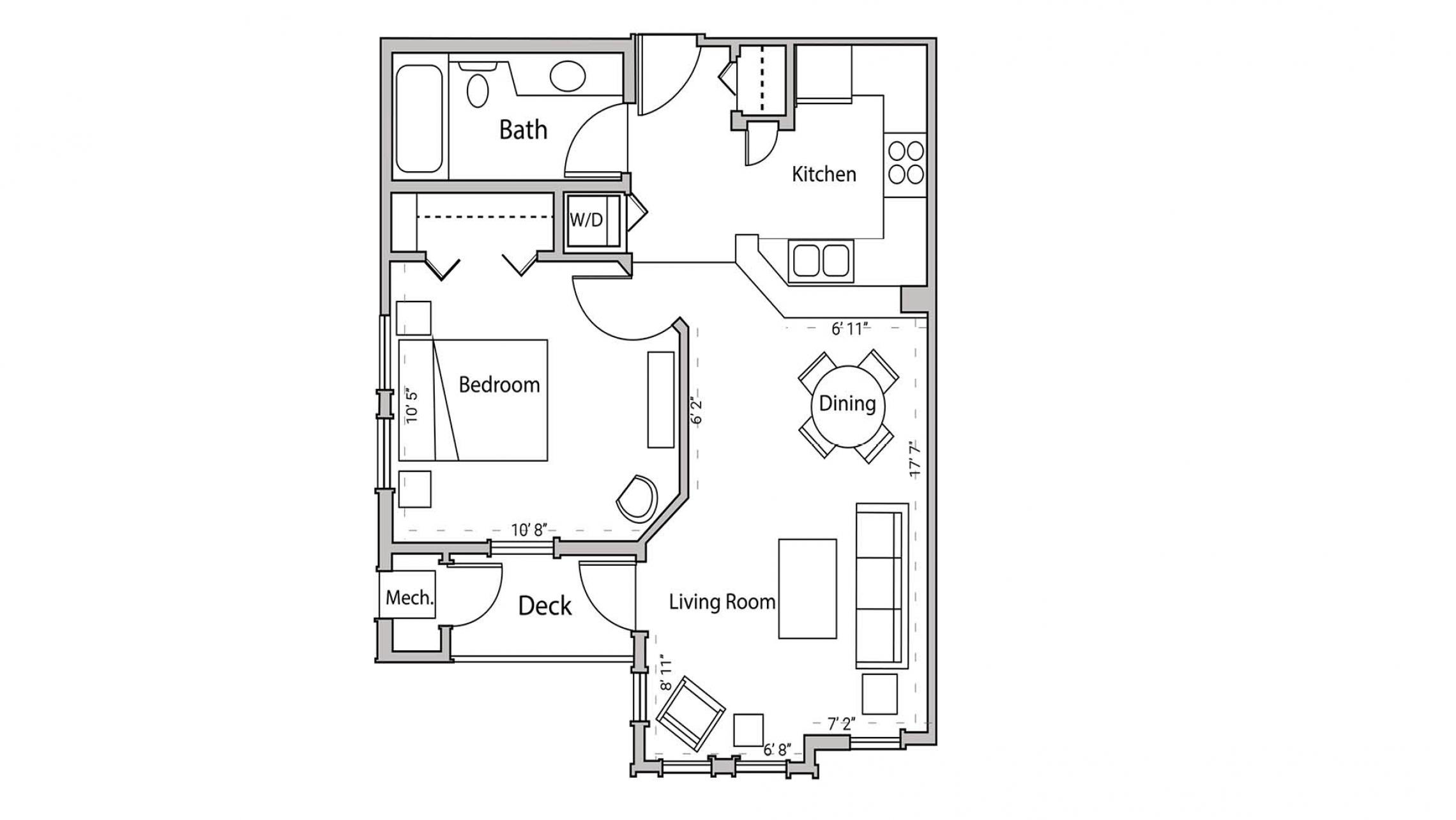 ULI Wilson Bay 311 - One Bedroom, One Bathroom