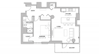 ULI The Pressman 913 - One Bedroom, One Bathroom