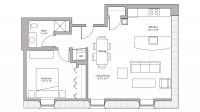 ULI Tobacco Lofts E208 - One Bedroom, One Bathroom