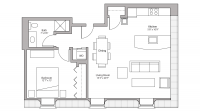 ULI Tobacco Lofts E308 - One Bedroom, One Bathroom