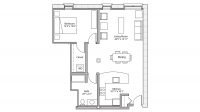 ULI Tobacco Lofts W217 - One Bedroom, One Bathroom