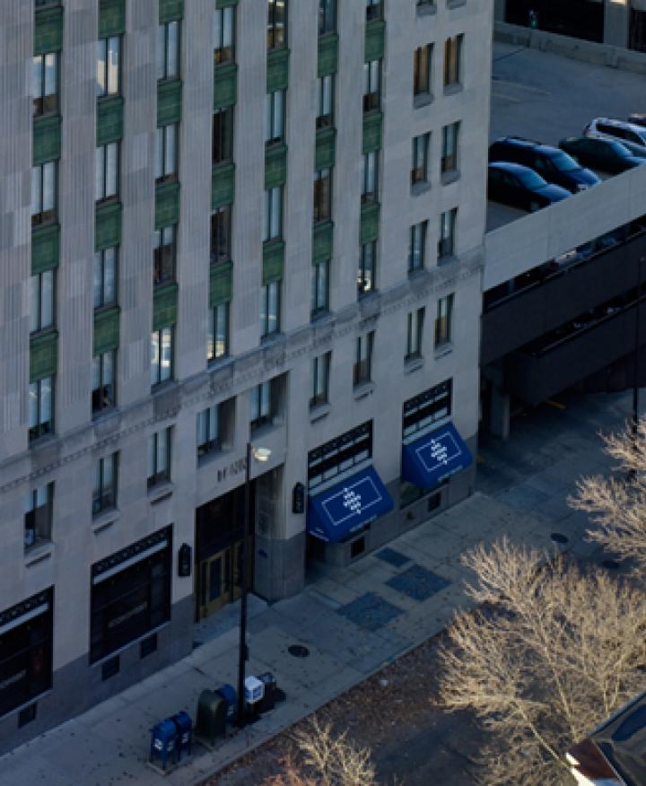 ULI Tenney Plaza Parking Ramp Entrance